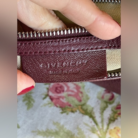 💵SOLD💵 GIVENCHY Metallic Sugar Goatskin Medium Pandora Bordeaux Handbag - Picture 10 of 16